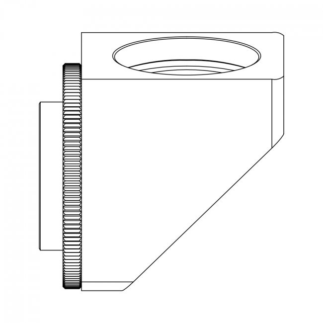 LED coax right angle