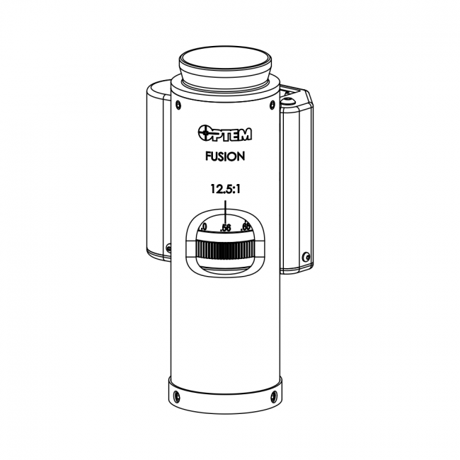 Optem Fusion 12.5:1 Zoom stepper motorized